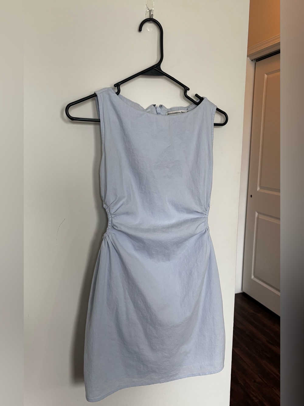 Abercrombie & Fitch Light Blue Side Cutout Dress